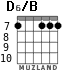 D6/B para guitarra - versión 8
