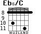 Eb6/C para guitarra - versión 4