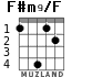 F#m9/F para guitarra - versión 2