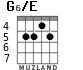 G6/E para guitarra - versión 4