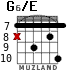 G6/E para guitarra - versión 8