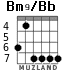 Bm9/Bb para guitarra - versión 2