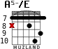 A5-/E para guitarra - versión 2