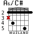 A6/C# para guitarra - versión 2