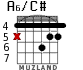 A6/C# para guitarra - versión 4