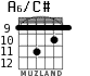 A6/C# para guitarra - versión 7