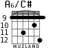 A6/C# para guitarra - versión 8