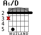 A6/D para guitarra - versión 2