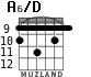 A6/D para guitarra - versión 4