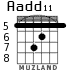 Aadd11 para guitarra - versión 3