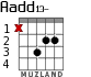 Aadd13- para guitarra - versión 2