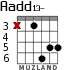Aadd13- para guitarra - versión 3