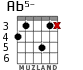 Ab5- para guitarra