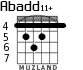 Abadd11+ para guitarra - versión 4