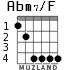 Abm7/F para guitarra - versión 2