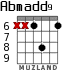 Abmadd9 para guitarra - versión 6