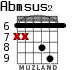 Abmsus2 para guitarra - versión 3