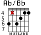 Ab/Bb para guitarra - versión 3