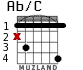 Ab/C para guitarra