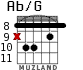 Ab/G para guitarra - versión 4