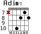 Adim7 para guitarra - versión 7