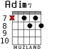 Adim7 para guitarra
