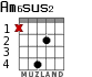 Am6sus2 para guitarra - versión 2