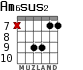 Am6sus2 para guitarra - versión 5