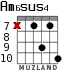 Am6sus4 para guitarra - versión 8