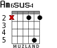 Am6sus4 para guitarra - versión 1