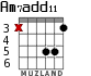 Am7add11 para guitarra - versión 2
