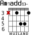 Am7add13- para guitarra - versión 3