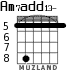 Am7add13- para guitarra - versión 6