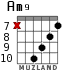 Am9 para guitarra - versión 6
