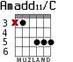 Amadd11/C para guitarra - versión 5