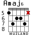 Amaj6 para guitarra - versión 5