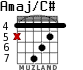 Amaj/C# para guitarra - versión 3