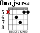 Amajsus4 para guitarra - versión 5