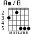 Am/G para guitarra - versión 2