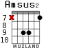 Amsus2 para guitarra - versión 6