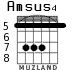 Amsus4 para guitarra - versión 3