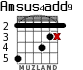 Amsus4add9 para guitarra - versión 2