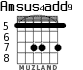 Amsus4add9 para guitarra - versión 5