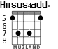 Amsus4add9 para guitarra - versión 6