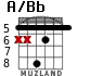 A/Bb para guitarra - versión 2