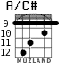 A/C# para guitarra - versión 5