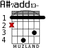 A#7add13- para guitarra - versión 2