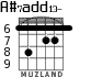 A#7add13- para guitarra - versión 3