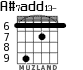 A#7add13- para guitarra - versión 4