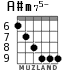 A#m75- para guitarra - versión 3
